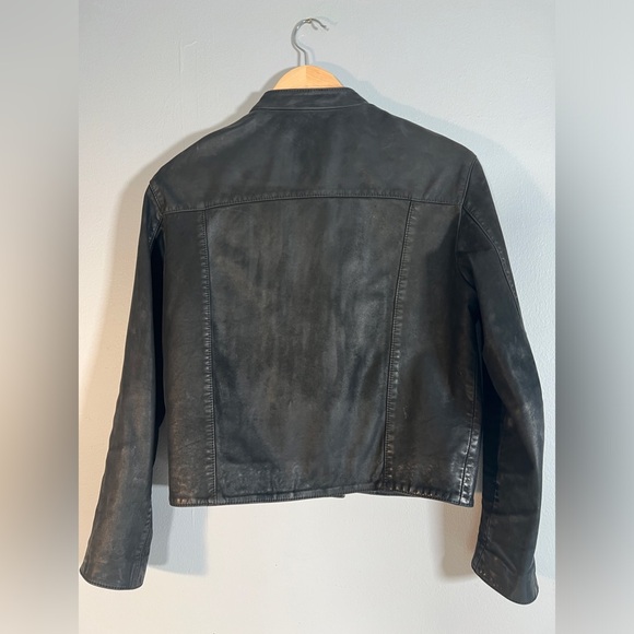 The Kooples black leather jacket - Picture 4 of 15